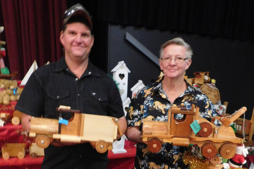 Bevan and Kevin Oats wooden toys