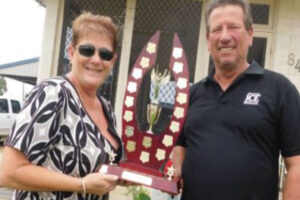 Michelle and Noel Bathis won the Home Hill Residential Christmas Decoration Award