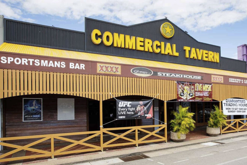 Commercial Tavern Ayr Entrance